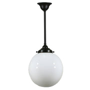 Sphere 10'' Opal Gloss on Rod Set 1/2'' x 1/2m, Patina