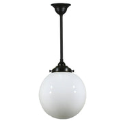 Sphere 10'' Opal Gloss on Rod Set 1/2'' x 1/2m, Patina