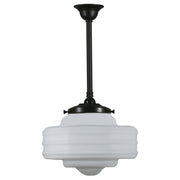 Detroit 14'' Opal Matte on Rod Set 3/4" x 1/2m, Patina