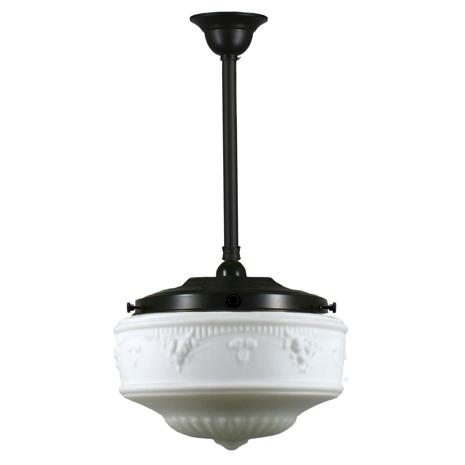 Senator 14'' Opal Matte on Rod Set 3/4'' x 1/2m, Patina