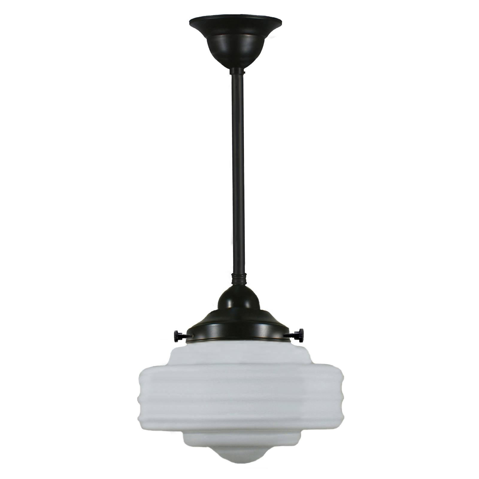 Detroit 8'' Opal Matte on Rod Set 1/2" x 1/2m, Patina