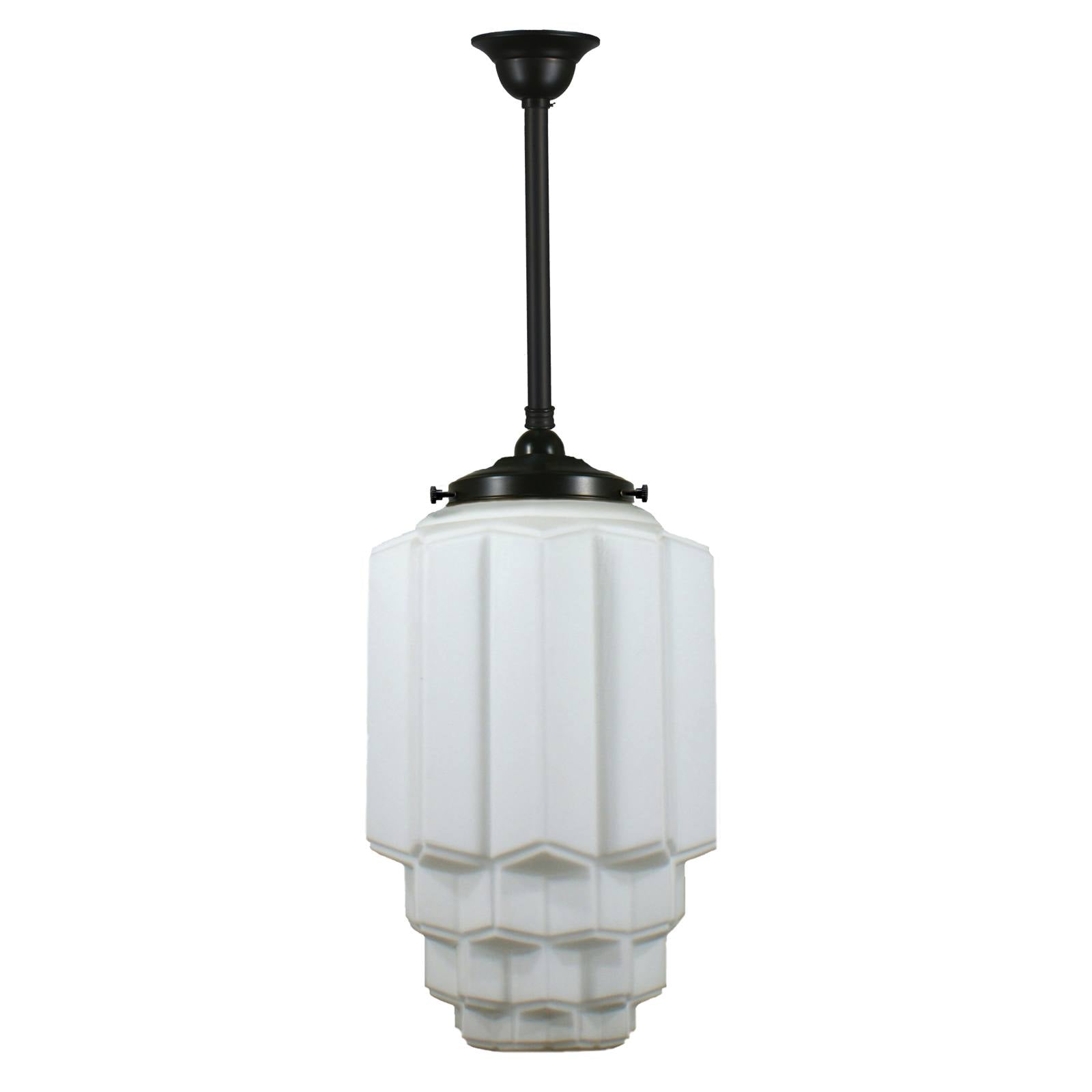 Bergerac Opal Matte on Rod Set 3/4'' x 1/2m, Patina