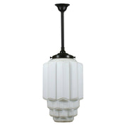 Bergerac Opal Matte on Rod Set 3/4'' x 1/2m, Patina