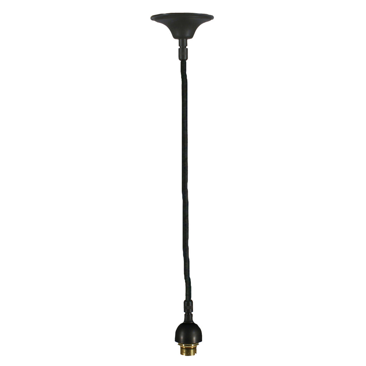 Cloth Cord Suspension, Black Cord Patina