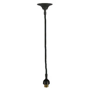Cloth Cord Suspension, Black Cord Patina