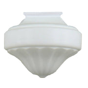 Derby 9" Glass Shade 4 1/4" Fitter, Opal Matte