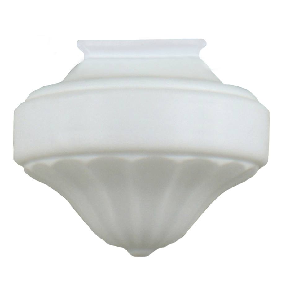 Derby 9" Glass Shade 4 1/4" Fitter, Opal Matte