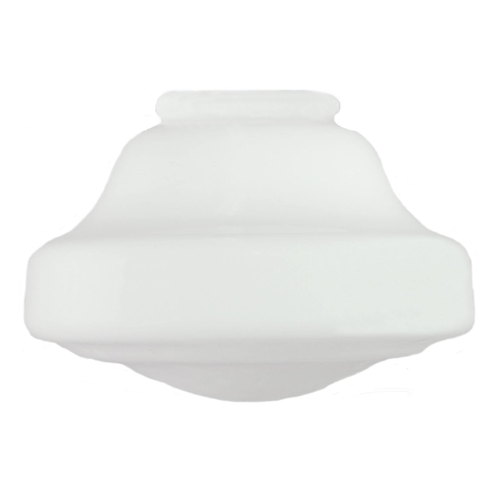 Lincoln Schoolhouse Shade 6 1/4" Fitter, Opal Matte