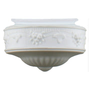 Senator 17" Glass Shade, Opal Matte