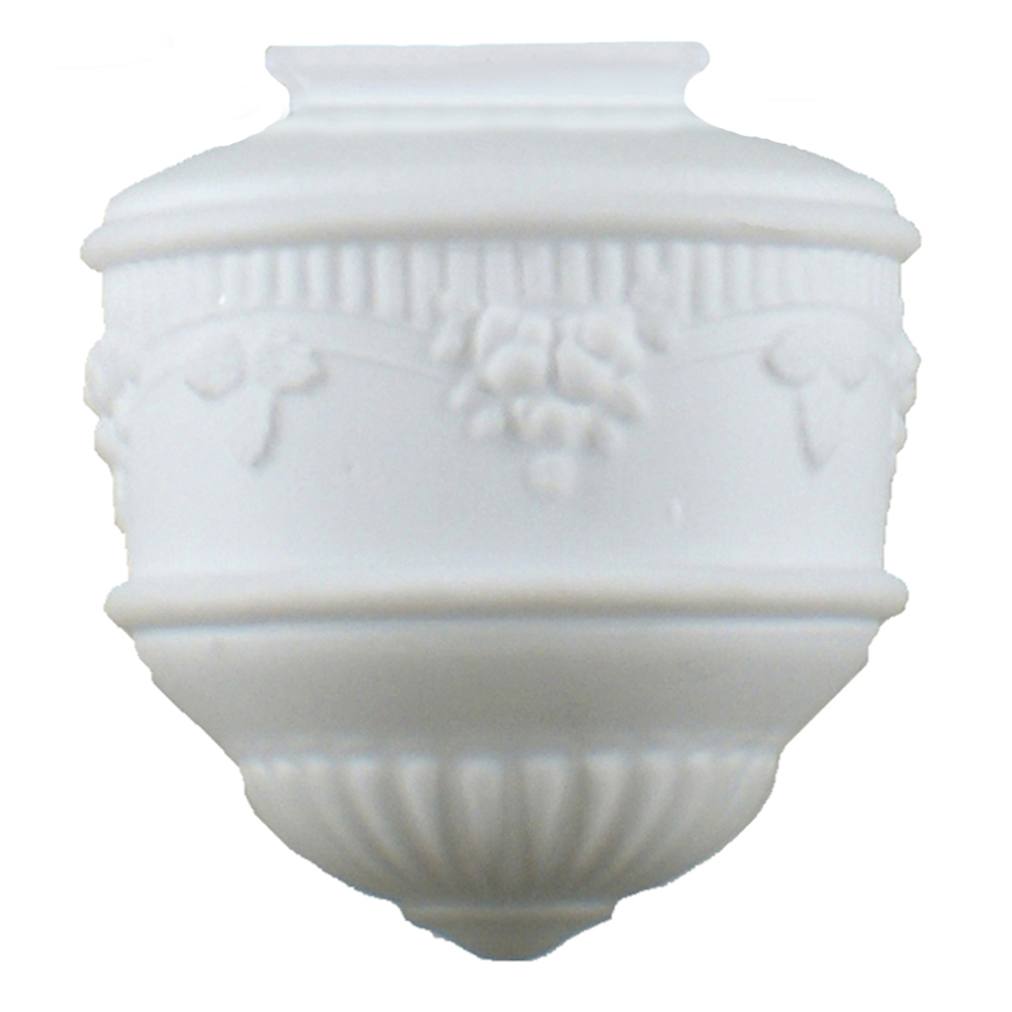 Senator 8" Glass Shade 4 1/4" Fitter, Opal Matte