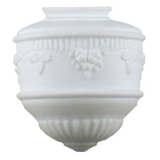 Senator 8" Glass Shade 4 1/4" Fitter, Opal Matte