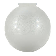 Sheffield 10" Glass Shade 4 1/4" Fitter, Frost Etch