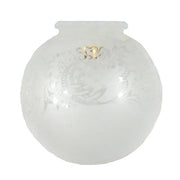 Sheffield 6" Glass Shade 3 1/4" Fitter, Frost Etch