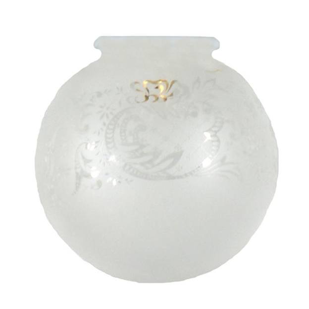 Sheffield 6" Glass Shade 3 1/4" Fitter, Frost Etch