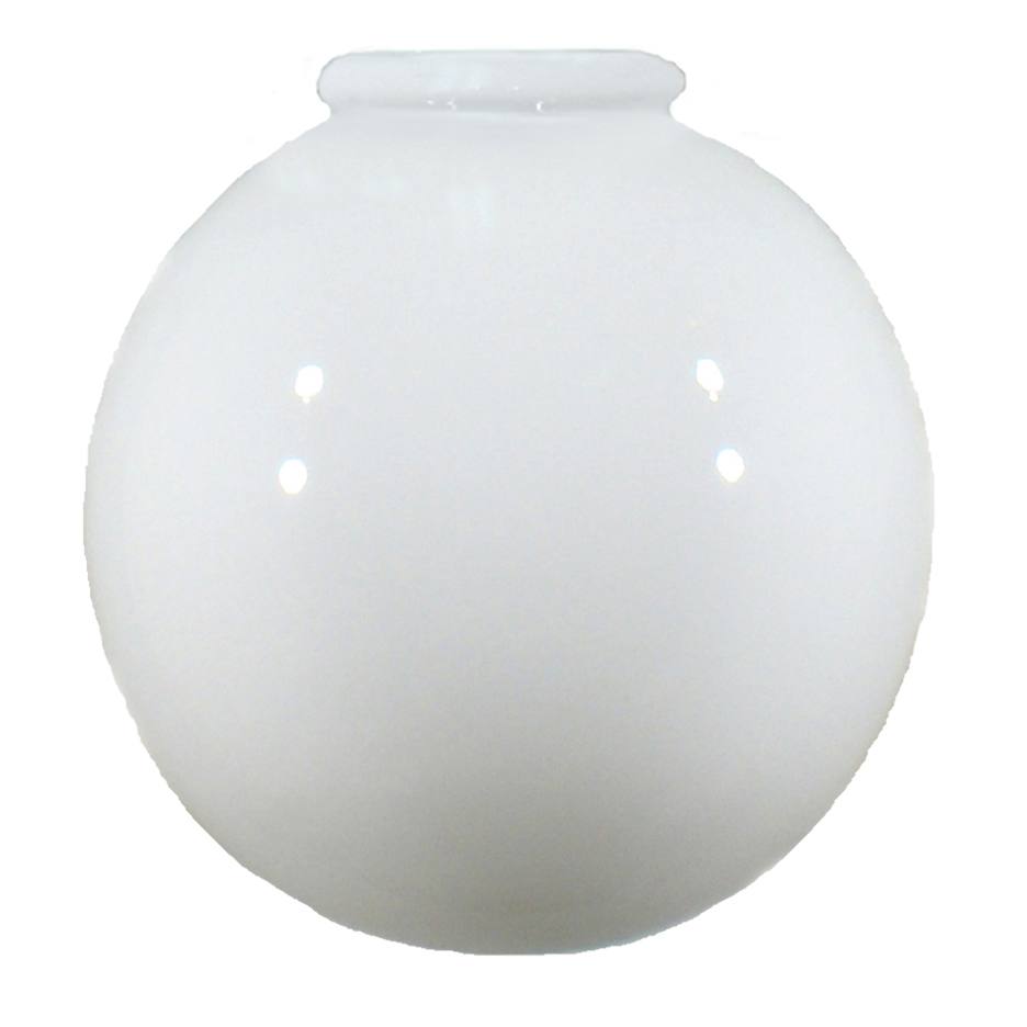Sphere 10" Glass Shade 4 1/4" Fitter, Opal Gloss