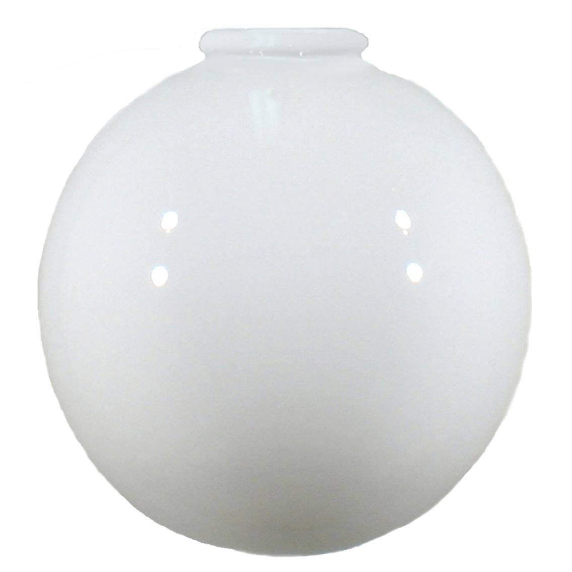 Sphere 12" Glass Shade 4 1/4" Fitter, Opal Gloss