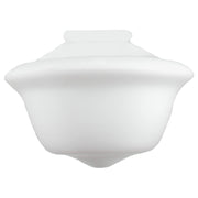Victorian 12" Schoolhouse Shade 4 1/4" Fitter, Opal Matte