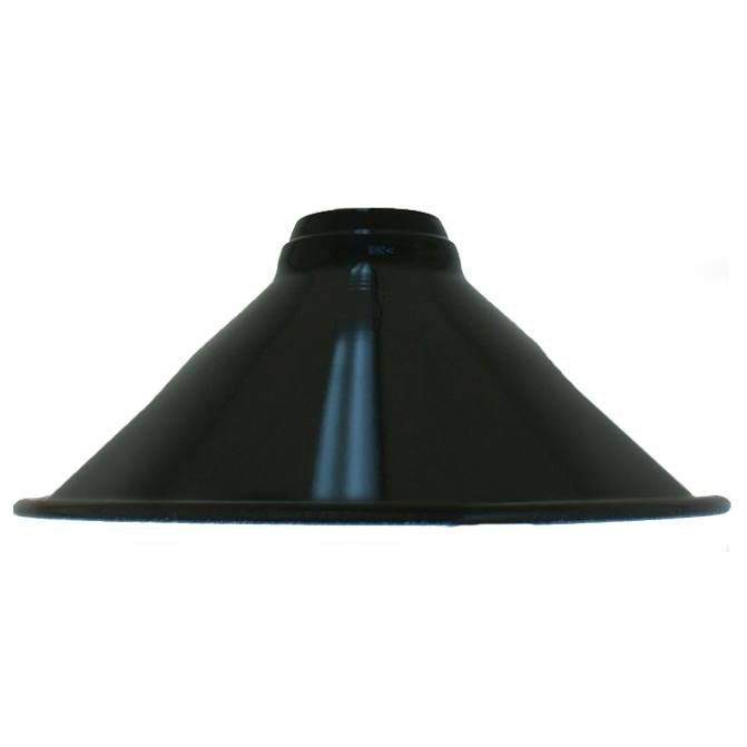Edwardian 250mm Metal Shade 29mm Hole, Black