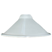 Edwardian 250mm Metal Shade 29mm Hole, White