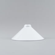 Edwardian 390mm Metal Shade 29mm Hole, White