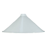 Edwardian 390mm Metal Shade 29mm Hole, White