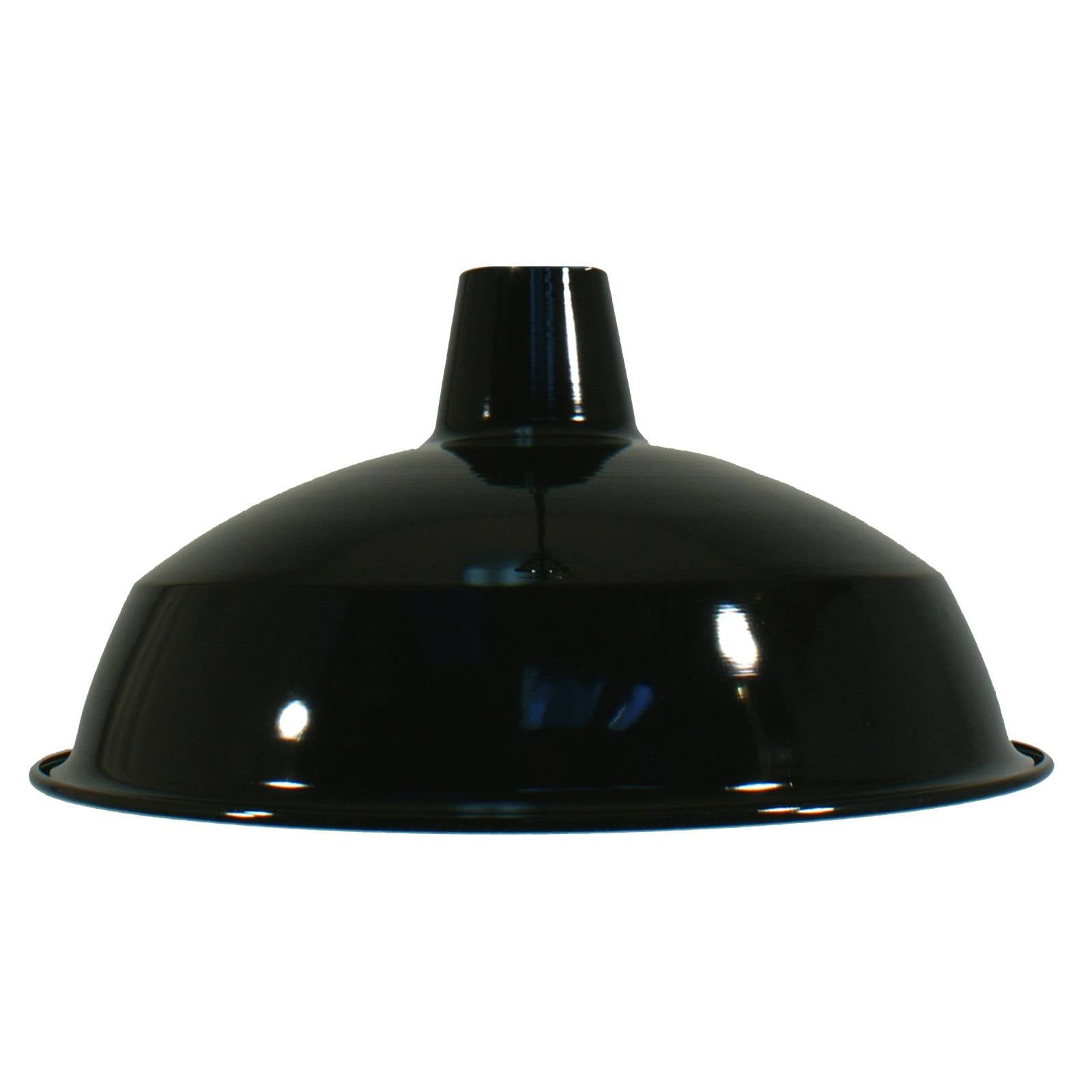 Warehouse 420mm Metal Shade 29mm Hole, Black