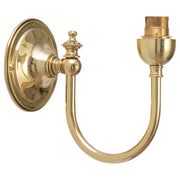 Loxton 1 Light Wall Bracket, Polished Brass Frame Only