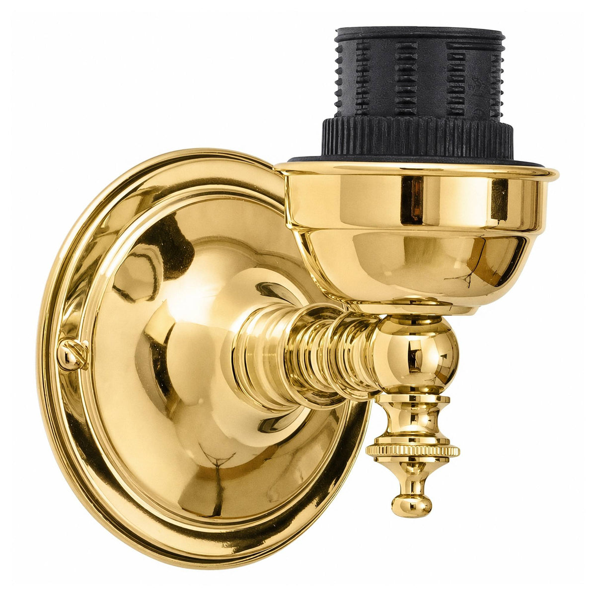 Kline 1 Light Wall Bracket, Polished Brass Frame Only
