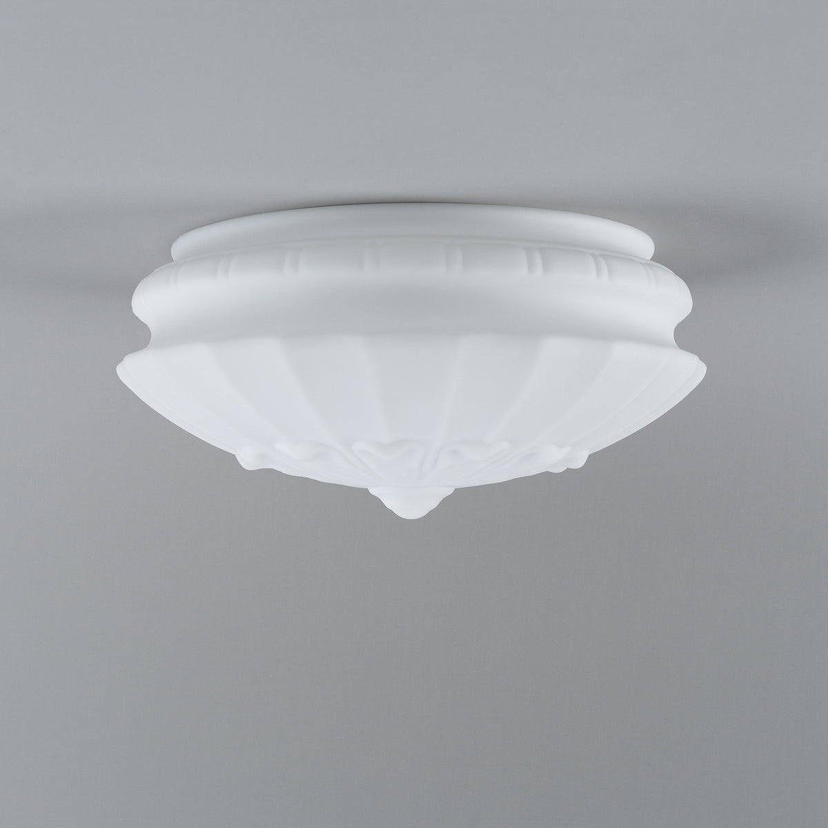 Chelsea 14" Glass Shade 12 1/4" Fitter, Opal Matte