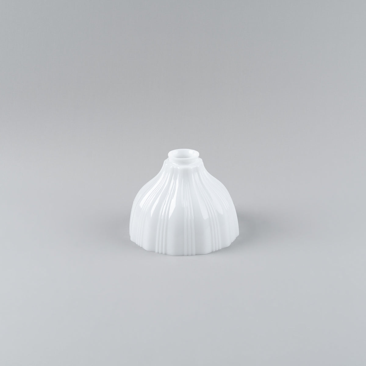 Railway Large Glass Shade 2 1/4" Fitter, Opal Gloss
