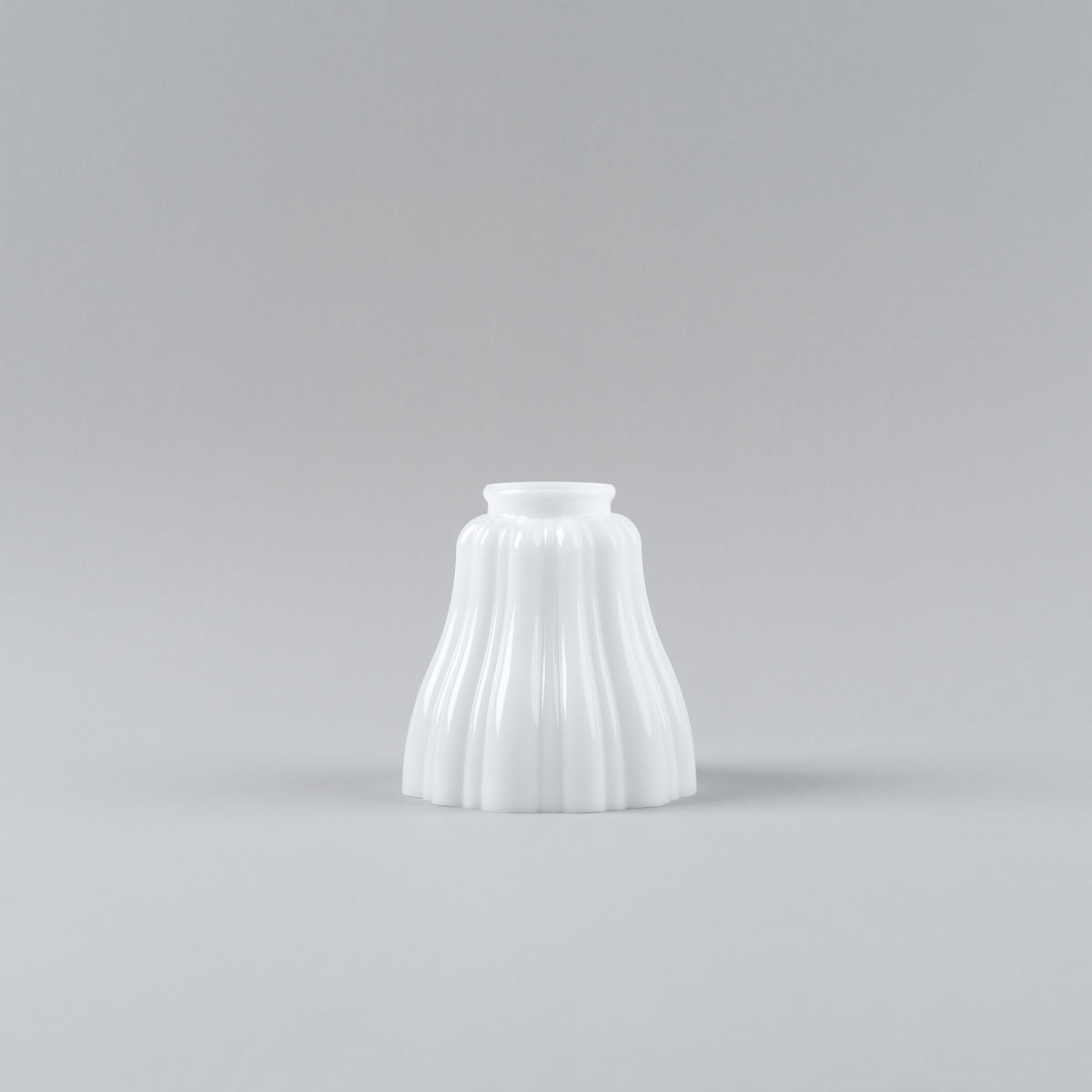 Railway Small Glass Shade 2 1/4" Fitter, Opal Gloss