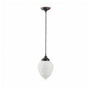 Asheville w Cloth Cord Suspension, Patina