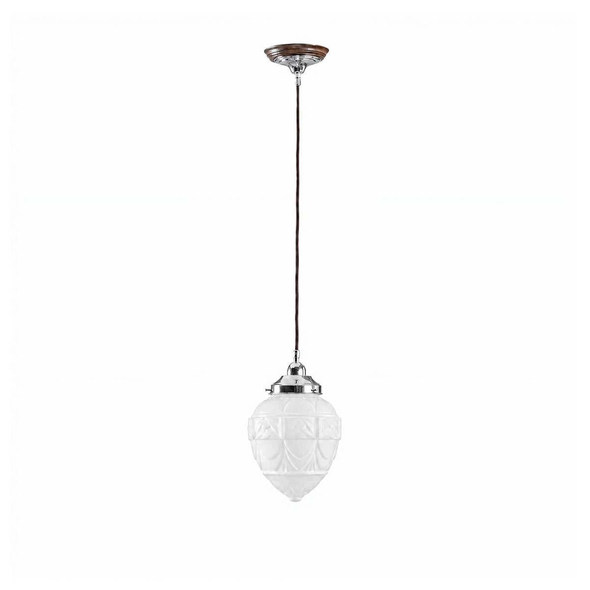Asheville w Cloth Cord Suspension, Chrome