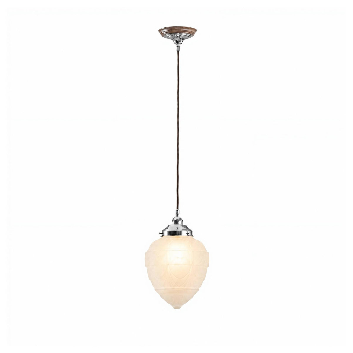 Asheville w Cloth Cord Suspension, Chrome