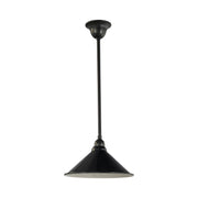 250mm Edwardian Black on Rod Set 1/2", Patina