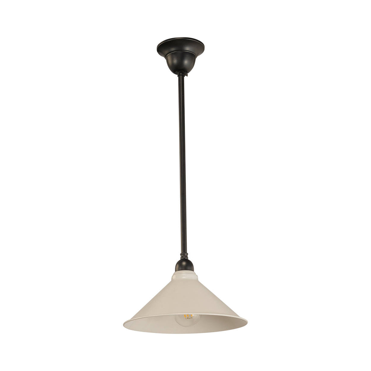 250mm Edwardian White on Rod Set 1/2", Patina