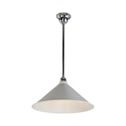 390mm Edwardian White on Rod Set 1/2", Chrome