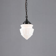 Chelsea 8" Shade Single Chain Suspension, Patina
