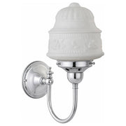 Senator 6" Shade on Loxton Wall Bracket, Chrome