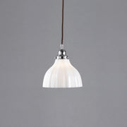 Railway Large Cloth Cord Suspension, Chrome