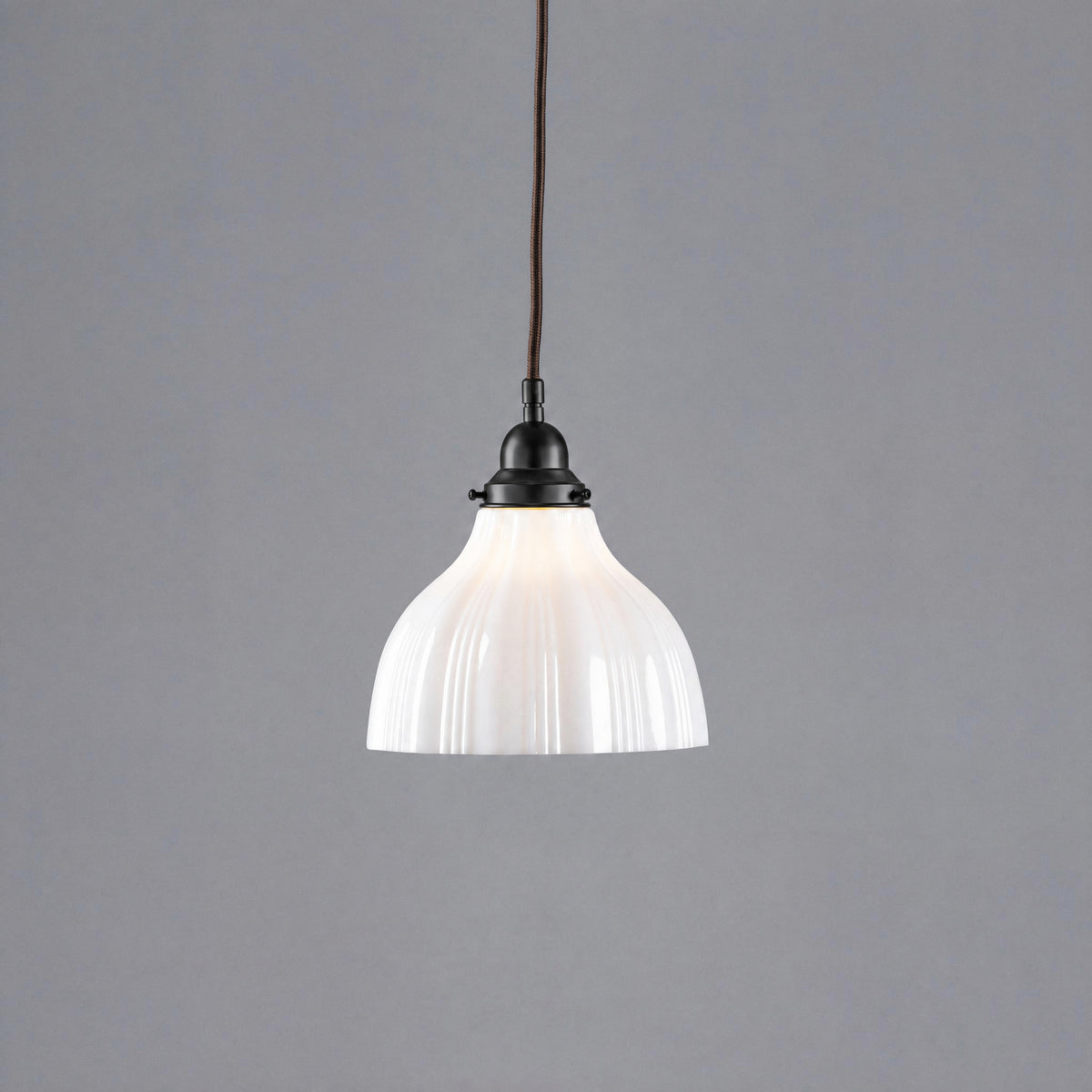 Railway Large Cloth Cord Suspension, Patina