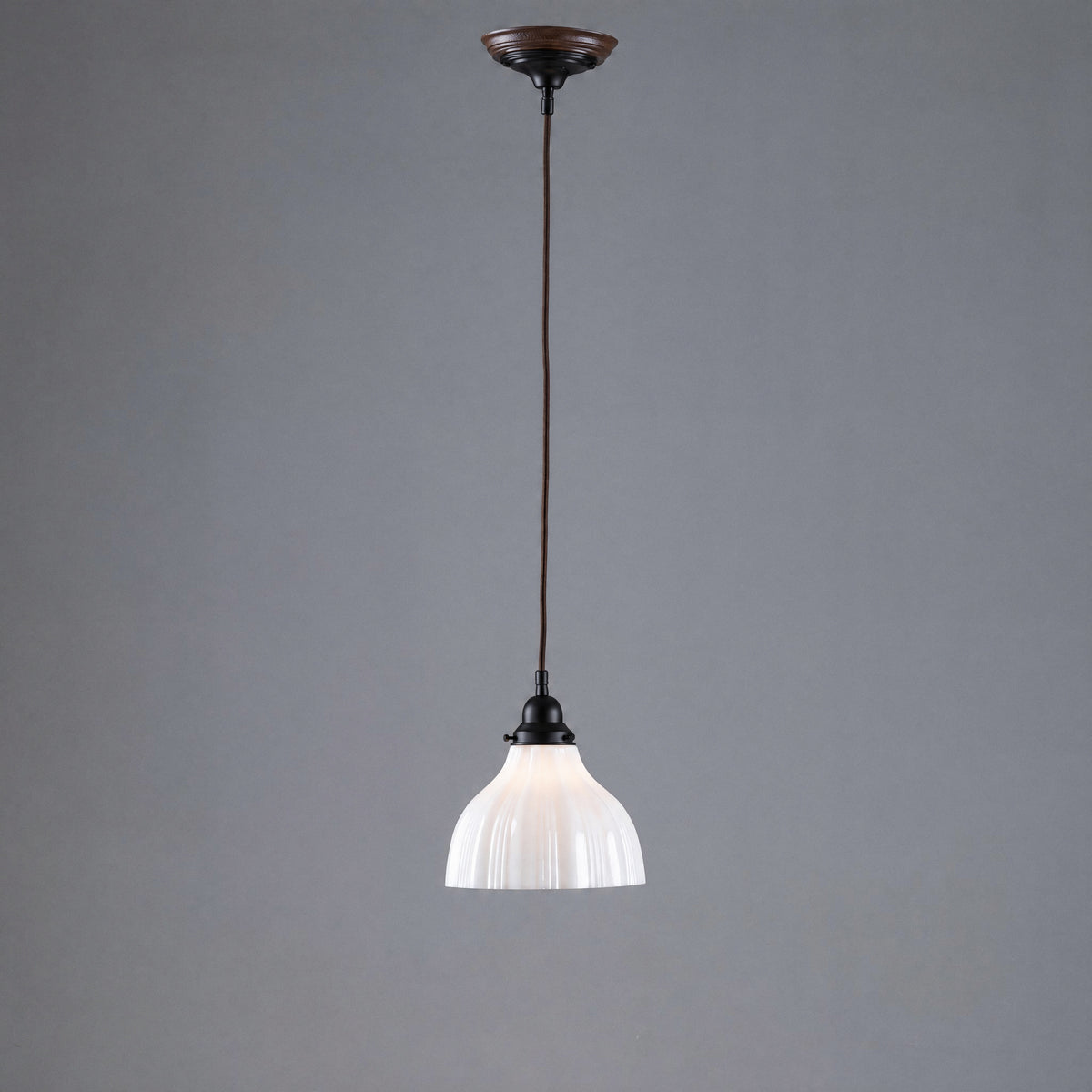 Railway Large Cloth Cord Suspension, Patina
