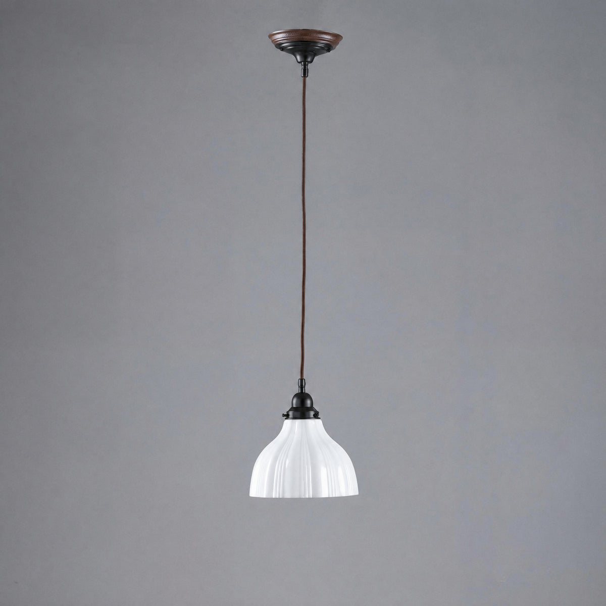Railway Large Cloth Cord Suspension, Patina