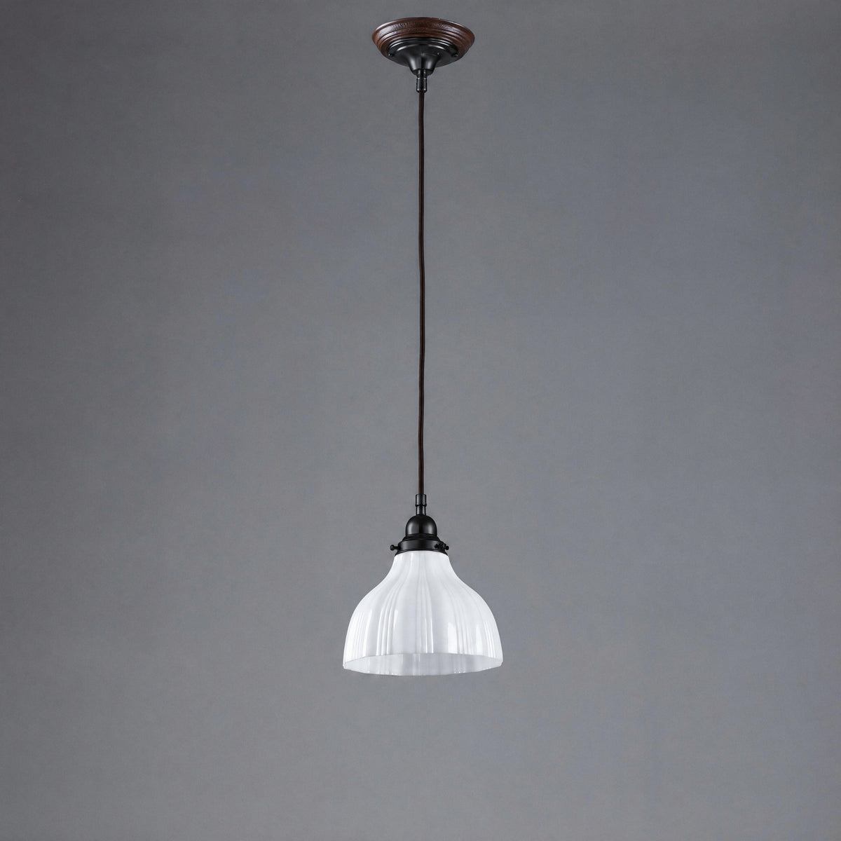 Railway Large Cloth Cord Suspension, Patina