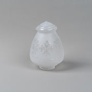 Cambridge Small Glass Shade 3 1/4" Fitter, Frost Etch