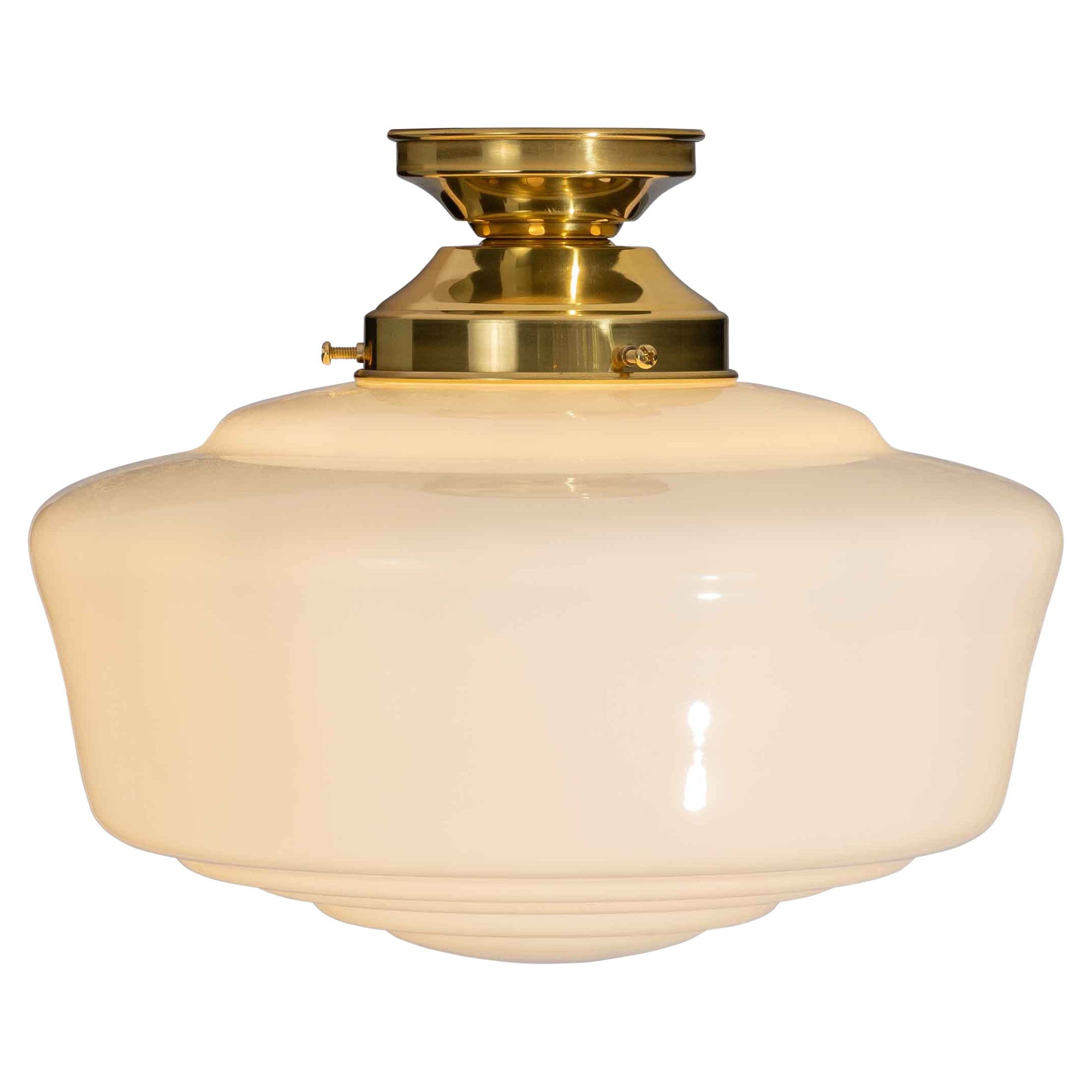 Moulins Opal Gloss Batten Fix, Polished Brass