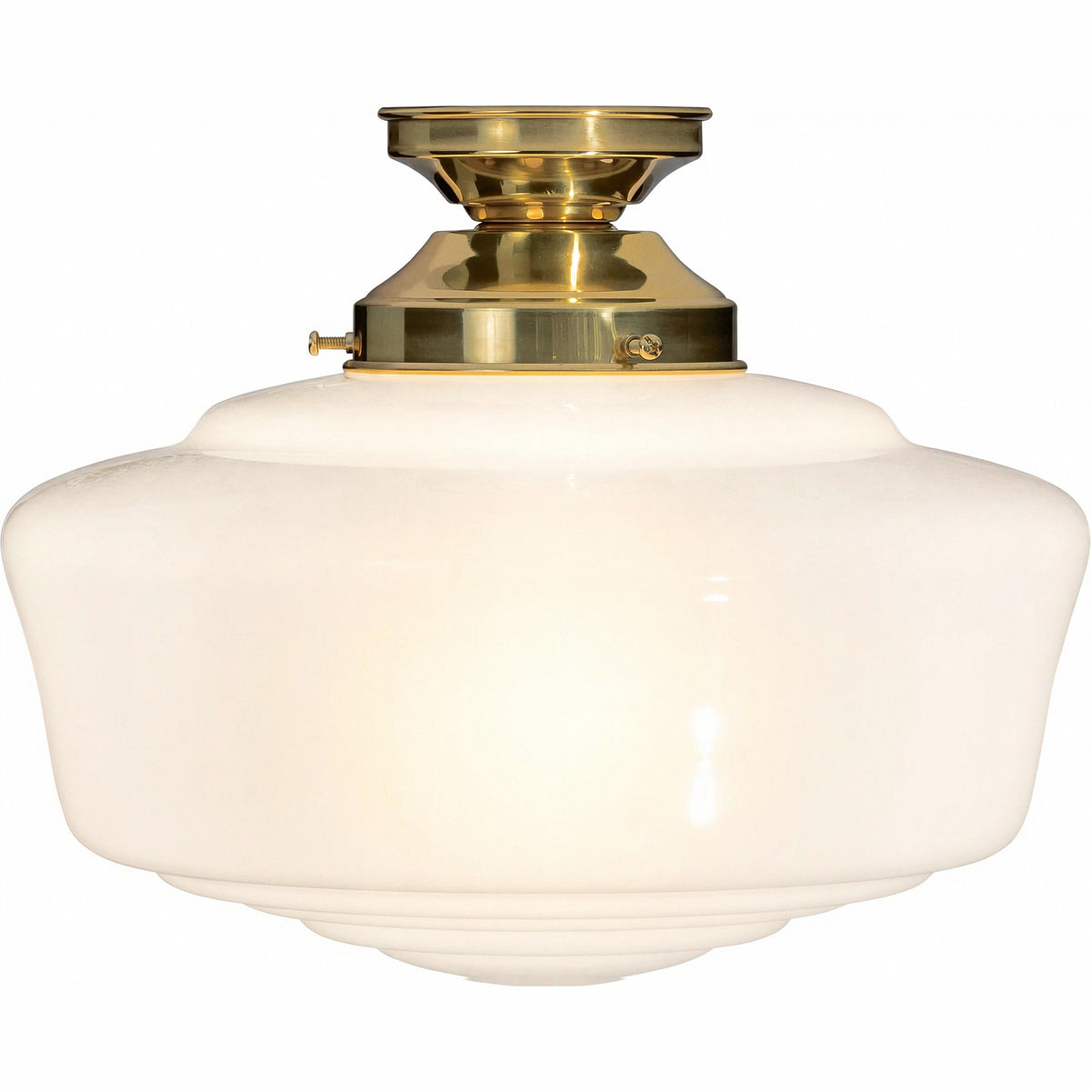 Moulins Opal Gloss Batten Fix, Polished Brass