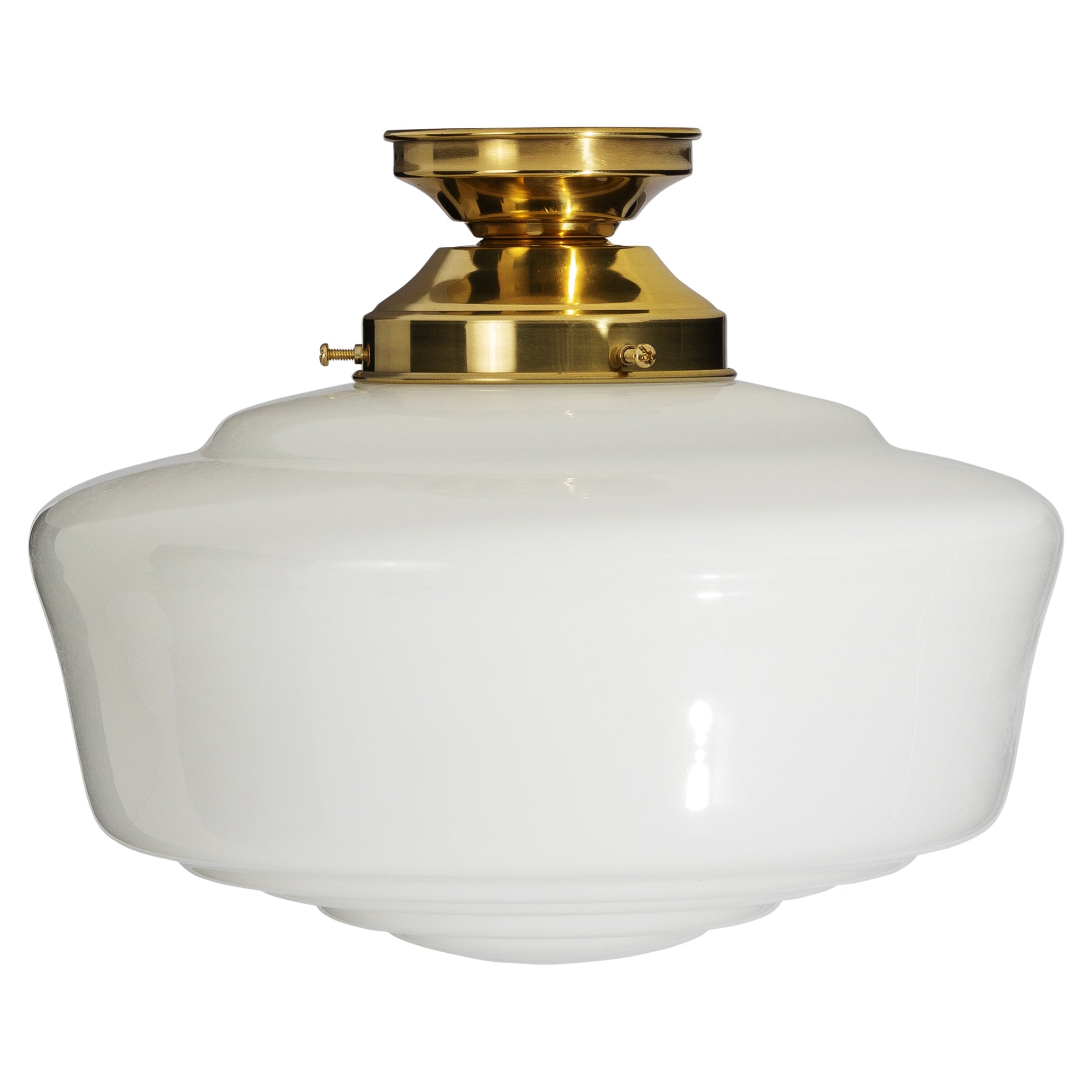 Moulins Opal Gloss Batten Fix, Polished Brass