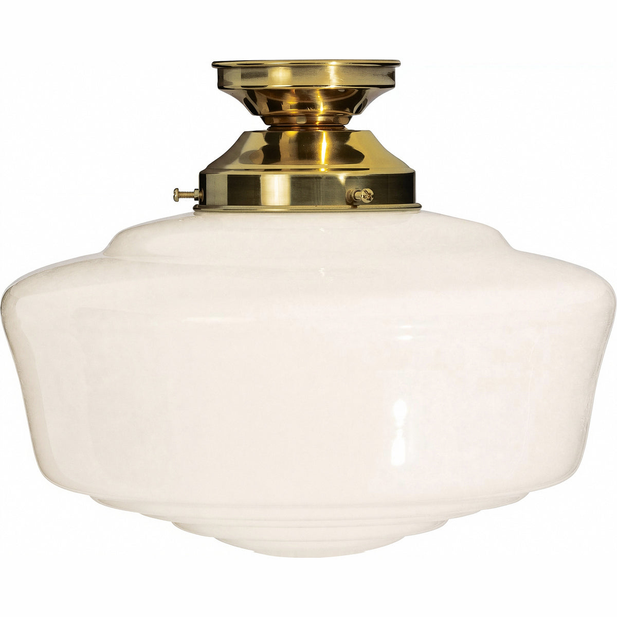 Moulins Opal Gloss Batten Fix, Polished Brass
