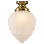 Asheville Frost Batten Fix, Polished Brass
